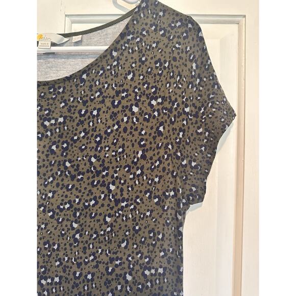 BODEN Soft Stretch Amelie Dress Jersey Printed Casual Tee Size 10 Animal Print - Picture 3 of 14